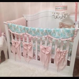 Caden Lane Unicorn nursery set: mint and pink